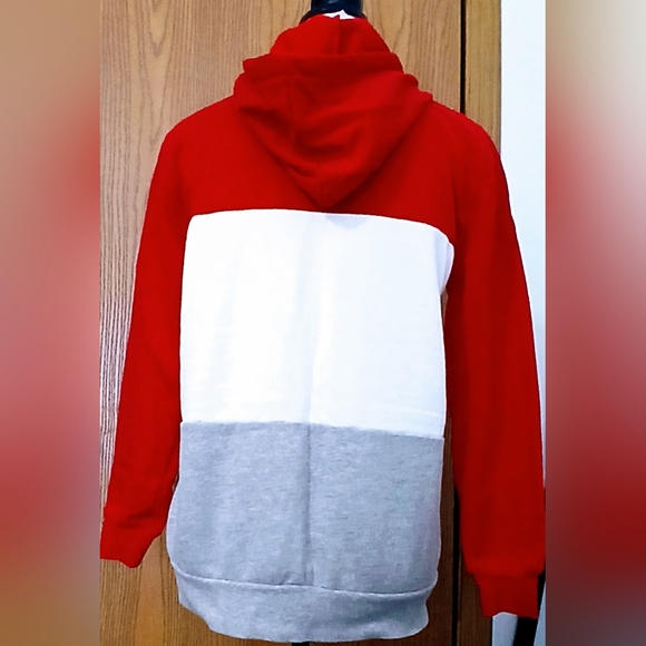 No Boundaries Colorblock BLESSED Hooded sweatshirt size S (3-5)      20-021 - Picture 4 of 4